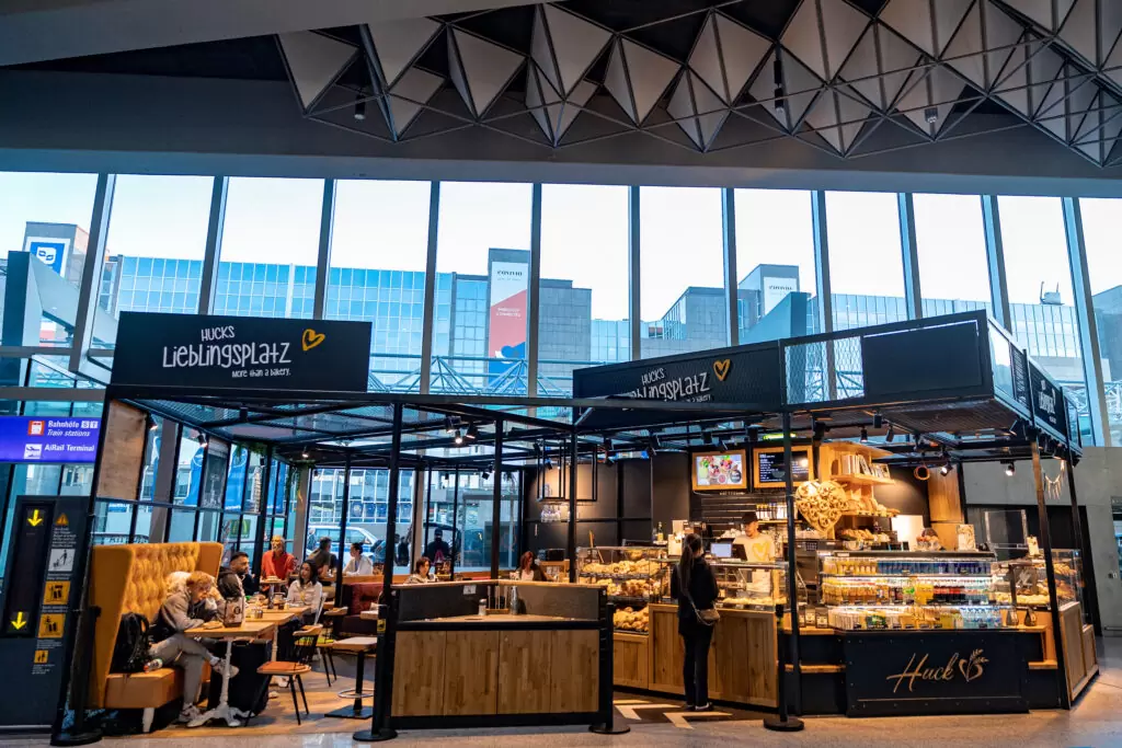 Bäckerei Huck Frankfurt Flughafen - Filialansicht
