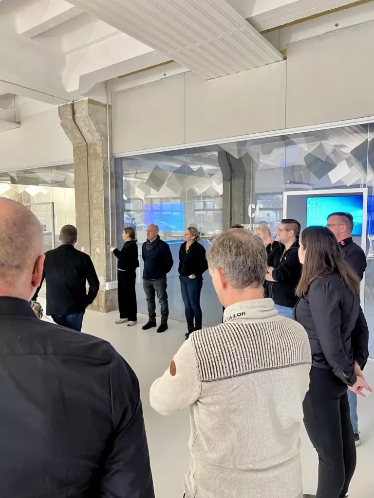 AOK und kplus Besuch - Büro