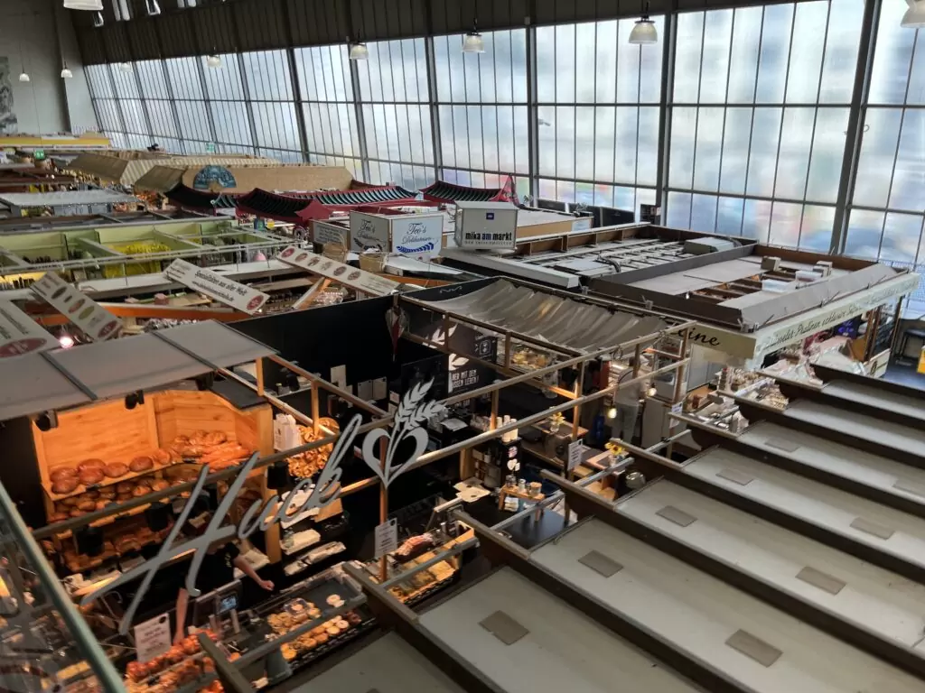 Huck Bäckerei Kleinmarkthalle von oben