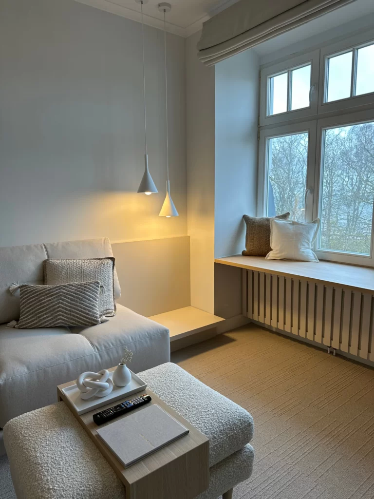 Sitzbereich Hotelzimmereinrichtung