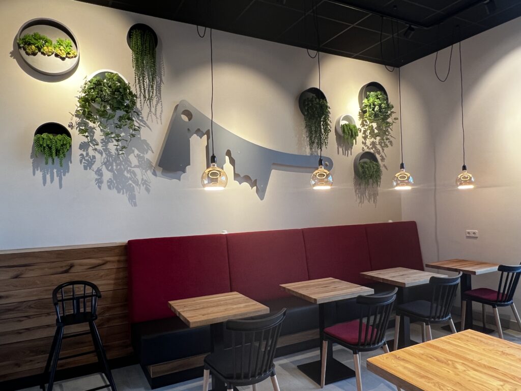 Landfleischerei Mühlberg Sitzbereich