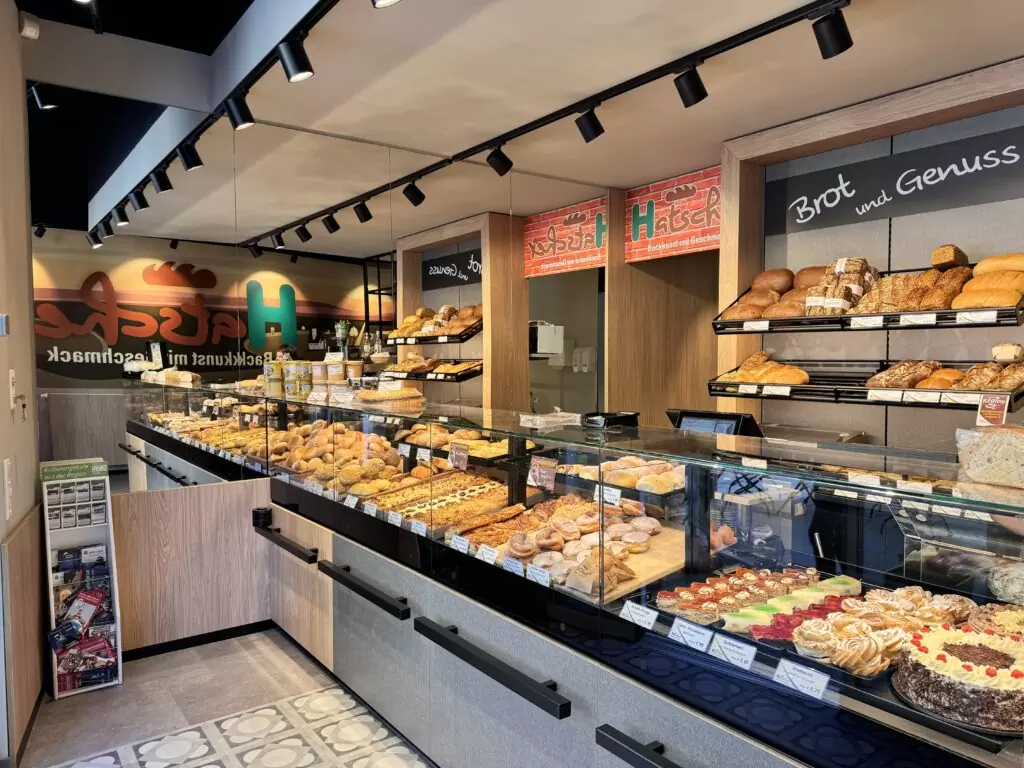 Bäckereieinrichtung Thekenbereich