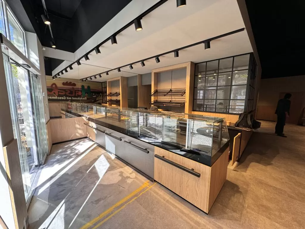 Bäckereieinrichtung Thekenbereich