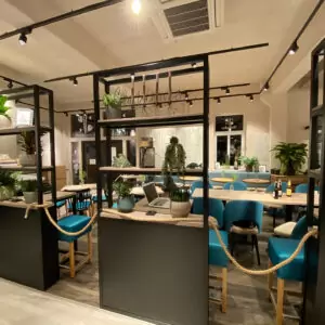 Sitzbereich Gourmetrestaurant Fischrestaurant