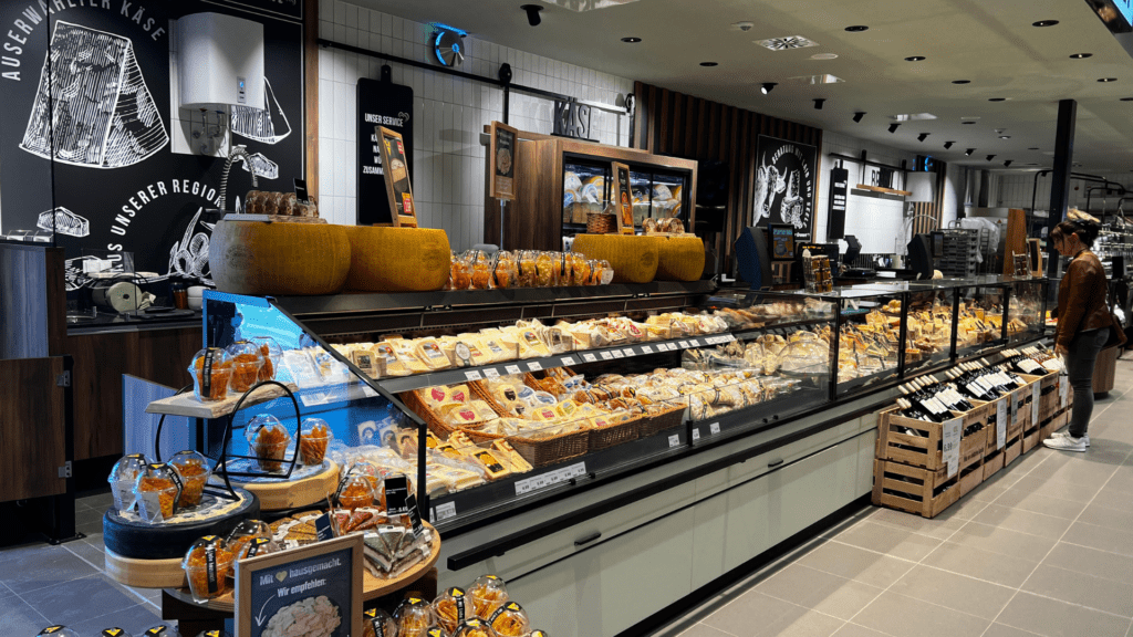 Kühltheke für Lebensmitteleinzelhandel