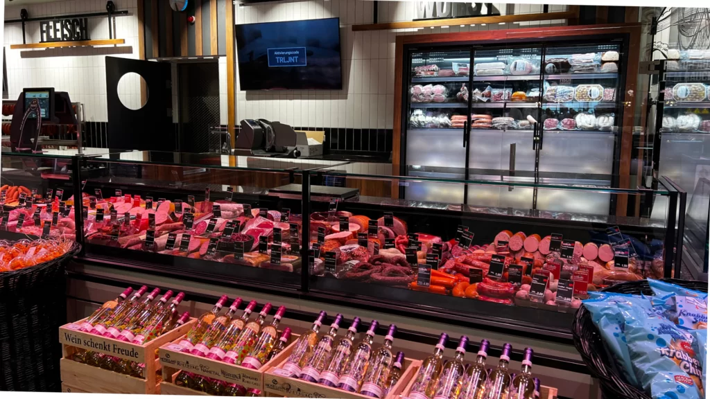 Ladeneinrichtung für Fleischer