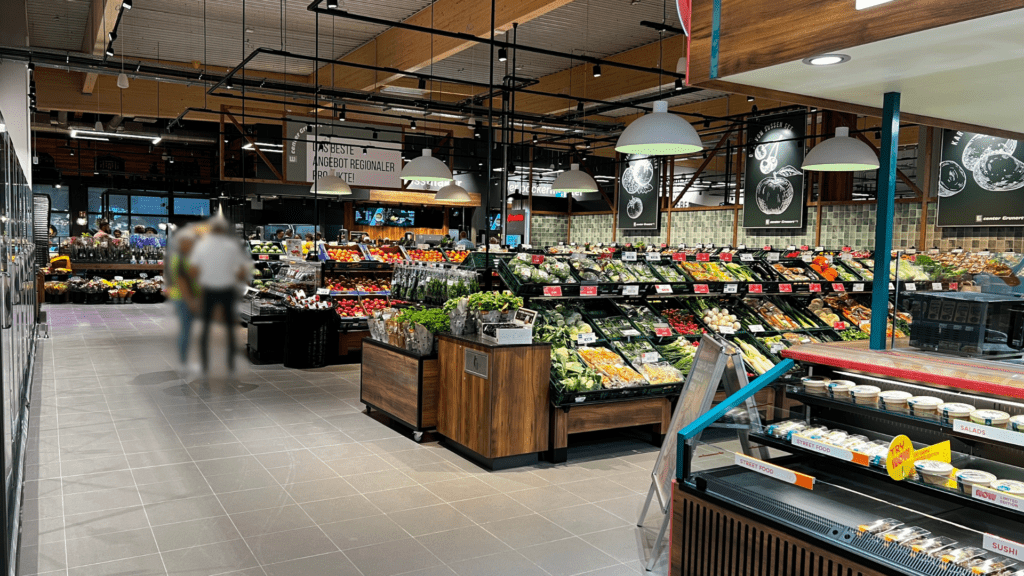 Ladeneinrichtung für Lebensmitteleinzelhandel