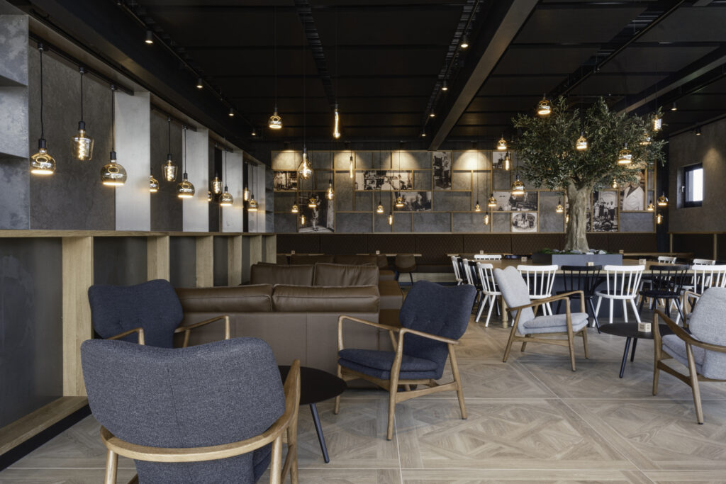 Sitzbereich Bäckereieinrichtung