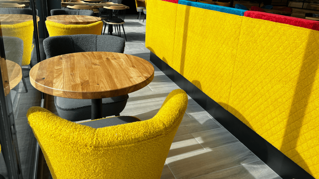 Sitzbereichgestaltung für Bäcker