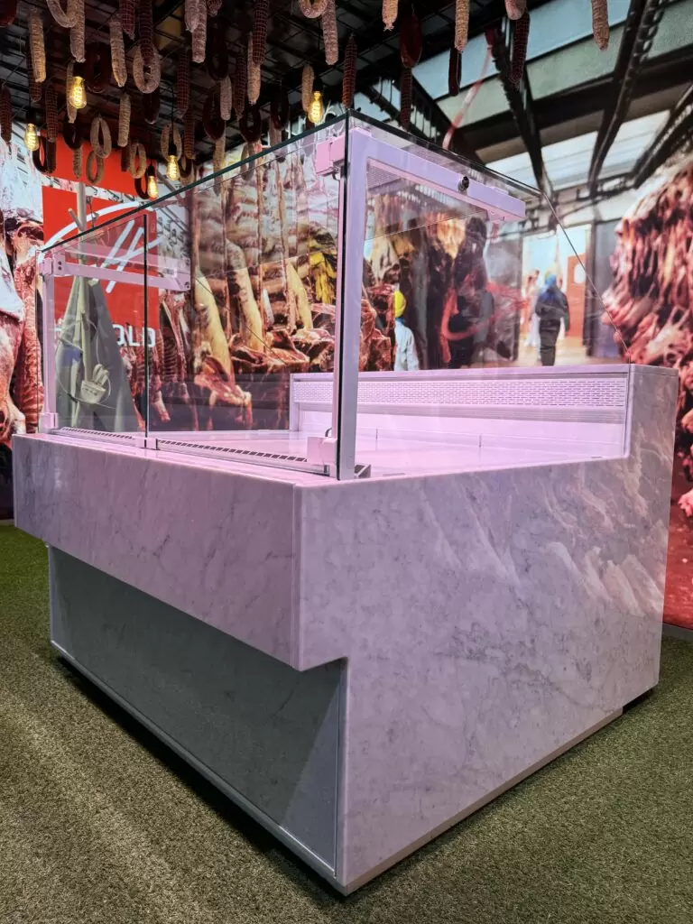 Fleischereitheke Mamor